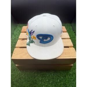 New Era 59FIFTY Arizona Diamondback Floral Hummingbird Fit Hat-S 7 3/8